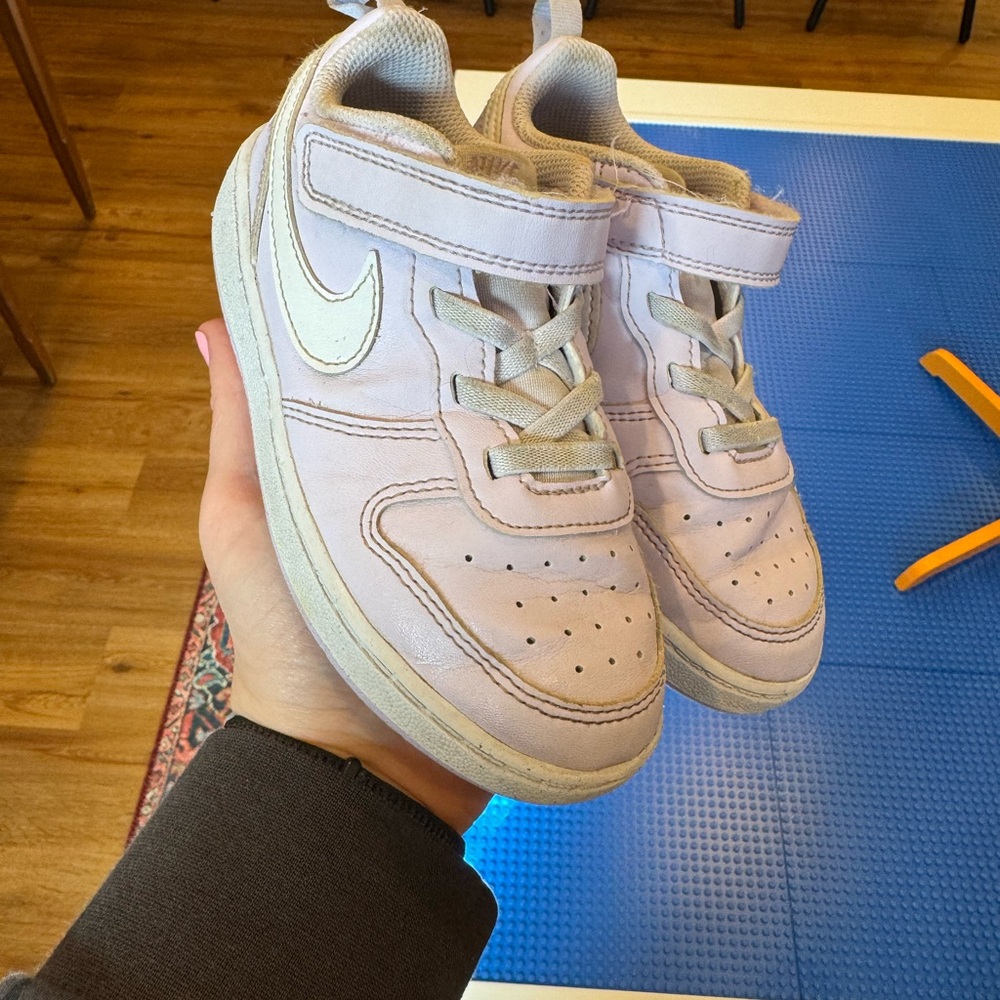 Nike Kids' Court Borough Low Purple Sneakers